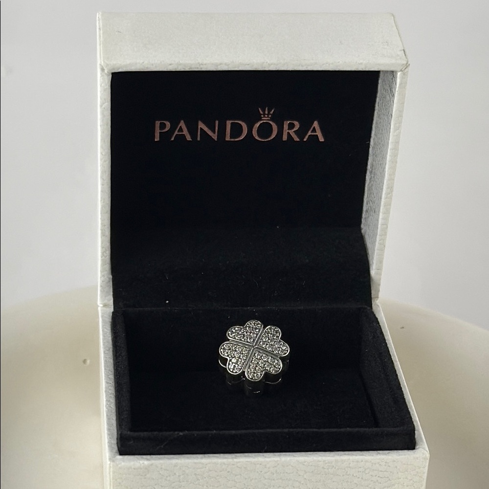 Pandora Silver Clover Charm